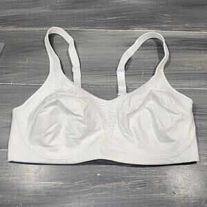 Playtex‎ 4699 18 Hour Bounce Control Convertible Wireless Bra White 36DD